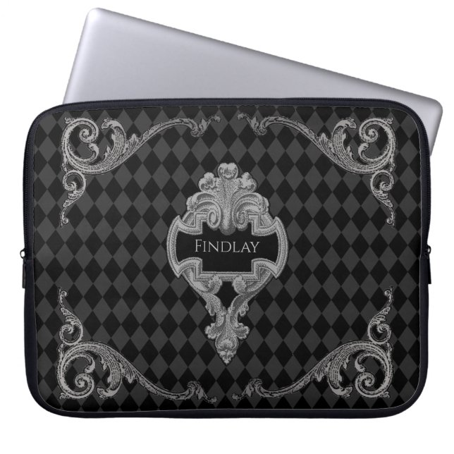 Housse Pour Ordinateur Portable Goth Steampunk personnalisé (Devant)
