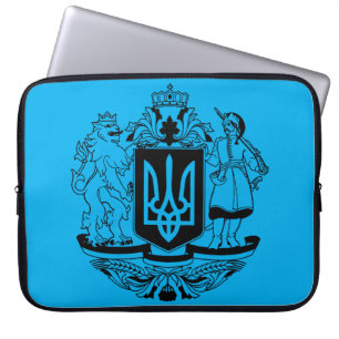 Housse Pour Ordinateur Portable Grand blason de l'Ukraine