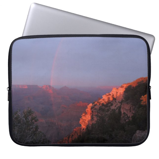 Housse Pour Ordinateur Portable Grand Canyon Sunset Arc-en-ciel (Devant)