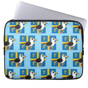 Housse Pour Ordinateur Portable Grande Mouette noire de Rauma Finlande