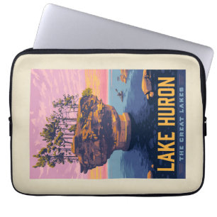 Housse Pour Ordinateur Portable Grands Lacs Lac Huron