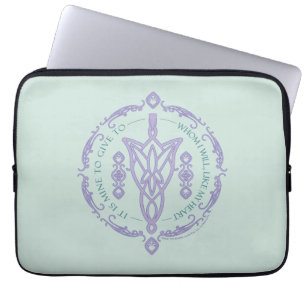 Housse Pour Ordinateur Portable Graphique de citation ARWEN™ Evenstar
