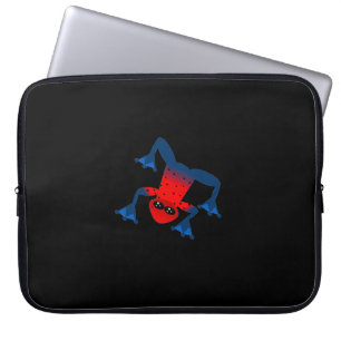 Housse Pour Ordinateur Portable Grenouille des arbres sassy (rouge)