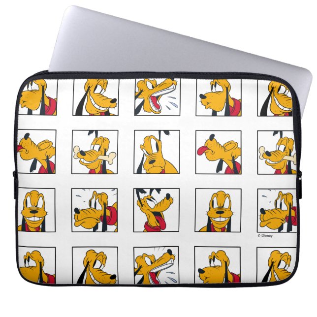 Housse Pour Ordinateur Portable Grille d'expression de Pluton (Devant)