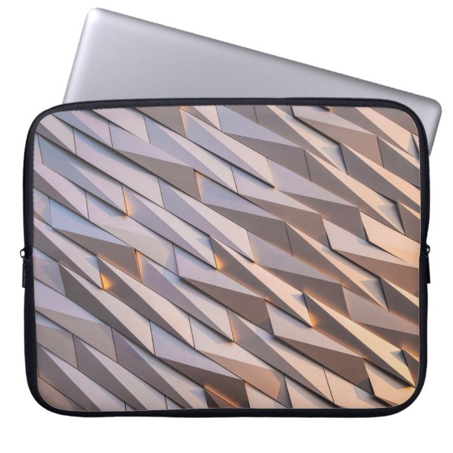 Housse Pour Ordinateur Portable Gris numérique (Devant)