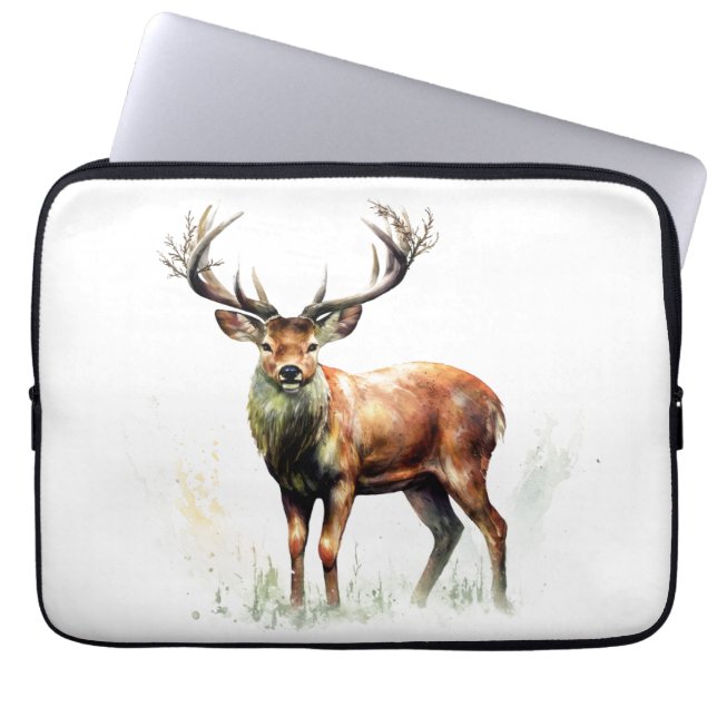 Housse Pour Ordinateur Portable Gros Cerf Raté (Devant)