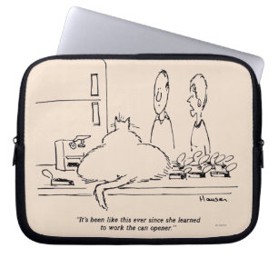 Housse Pour Ordinateur Portable Gros chat