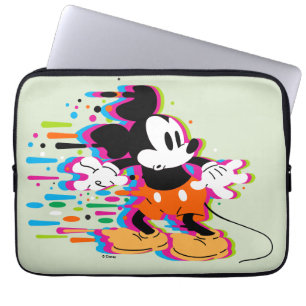 Housse Pour Ordinateur Portable Guerre de peinture de Mickey Mouse à distorsion