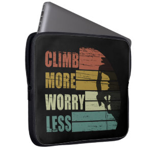 Housse Pour Ordinateur Portable Guillemets d'escalade rock motivationnel