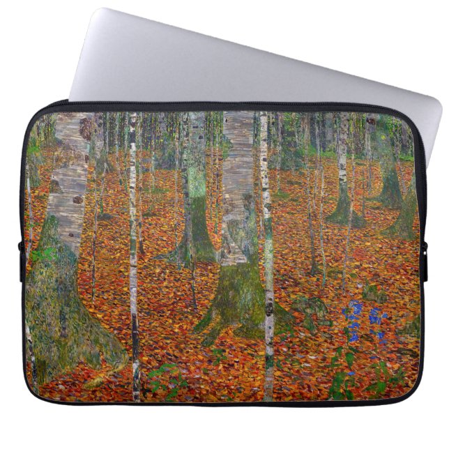 Housse Pour Ordinateur Portable Gustav Klimt - Bois de bouleau (Devant)