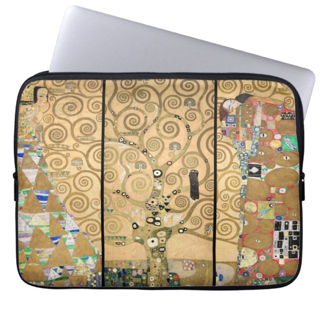 Housse Pour Ordinateur Portable Gustav Klimt - Stoclet Frieze Arbre de vie (Devant)