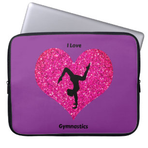 Housse pour ordinateur portable Gymnastique rose e