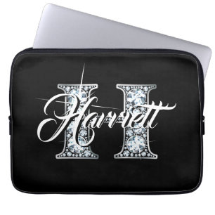 Housse Pour Ordinateur Portable H Faux Diamond Monogramme
