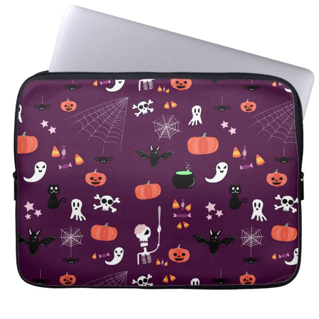Housse Pour Ordinateur Portable Halloween (Devant)
