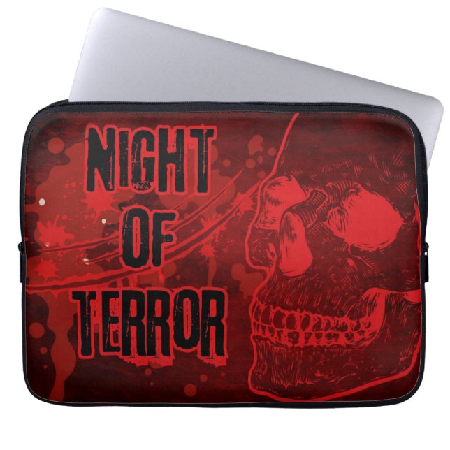 Housse Pour Ordinateur Portable Halloween de la terreur (Devant)
