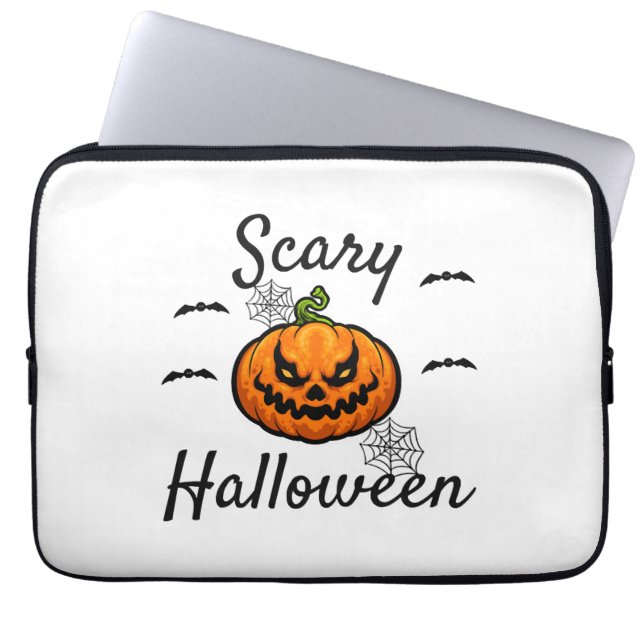 Housse Pour Ordinateur Portable Halloween effrayant (Devant)