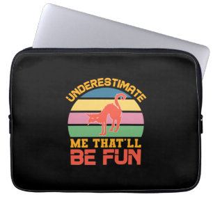 Housse Pour Ordinateur Portable Halloween Underestimate Me That