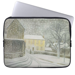Housse Pour Ordinateur Portable Halstead Road à Neige (par Eric Ravilious)
