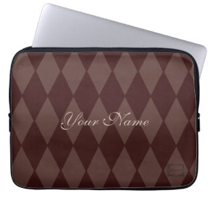 Housse Pour Ordinateur Portable HAMbyWG Argyle de n'importe quelle couleur