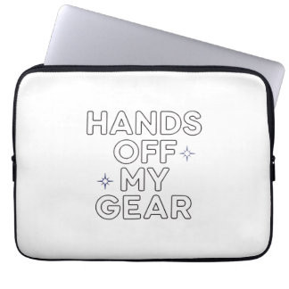 Housse Pour Ordinateur Portable Hands Off My Gear Laptop Sleeve
