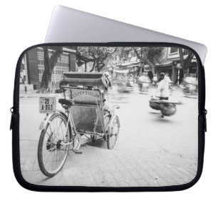 Housse Pour Ordinateur Portable Hanoi Viêt Nam, Cyclo dans le Vieux Hanoï