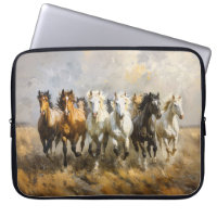 Harde de Cheval Galloping Mustang Peinture