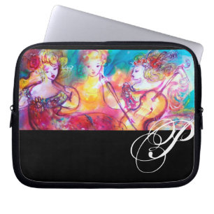 HOUSSE POUR ORDINATEUR PORTABLE HARMONIE TRIO SPRINTEMPS MONOGRAM CONCERT
