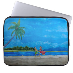 Housse Pour Ordinateur Portable Hawaiian Beach Run