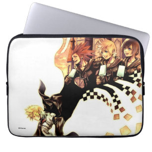 Housse Pour Ordinateur Portable Hearts du Royaume : 358/2 jours Roxas, Axel et Xi