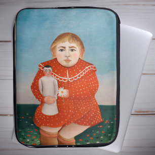 Housse Pour Ordinateur Portable Henri Rousseau - Enfant avec poupée