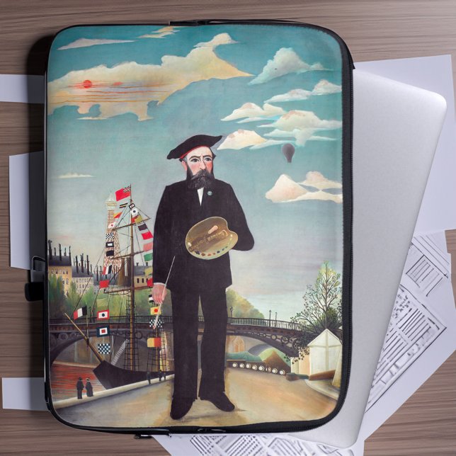 Housse Pour Ordinateur Portable Henri Rousseau - Mon portrait-Paysage (Créateur téléchargé)