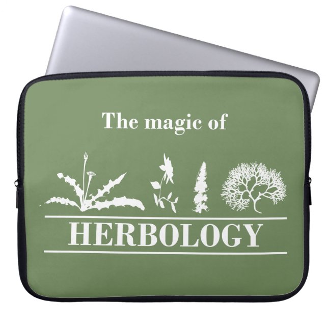 Housse Pour Ordinateur Portable herbologie (Devant)