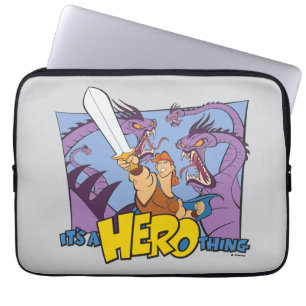 Housse Pour Ordinateur Portable Hercule contre Hydre - C'est une affaire de HÉROS