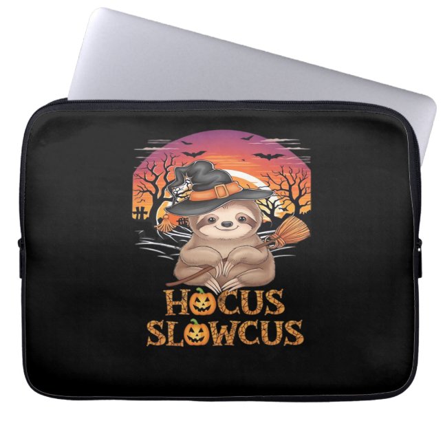 Housse Pour Ordinateur Portable Hocus Slowcus Sloth lovers Halloween costume tee E (Devant)