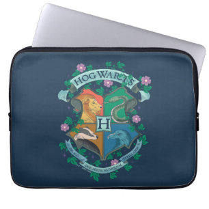 Housse Pour Ordinateur Portable HOGWARTS™ Floral Crest