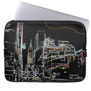 Housse Pour Ordinateur Portable Horizon coloré à Manhattan