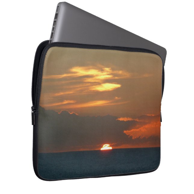 Housse Pour Ordinateur Portable Horizon Coucher de soleil Colorful Seascape Photog (Devant droit)