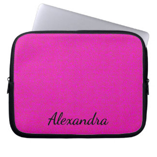 Housse Pour Ordinateur Portable Hot Pink Personalized  Laptop Sleeve