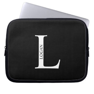 Housse Pour Ordinateur Portable Housse d'ordinateur portable avec monogramme et no