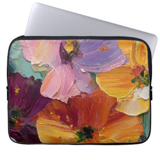 Housse Pour Ordinateur Portable Housse d'ordinateur portable avec peinture florale