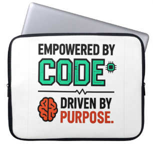 Housse Pour Ordinateur Portable Housse d'ordinateur portable Code With Purpose