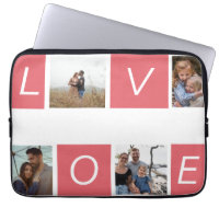 Housse d'ordinateur portable Collage photo Chic Lo