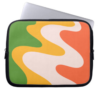 Housse Pour Ordinateur Portable Housse d'ordinateur portable Formes fluides ondulé