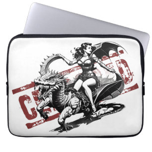 Housse Pour Ordinateur Portable Housse d'ordinateur portable Pin-Up Dragon Censuré