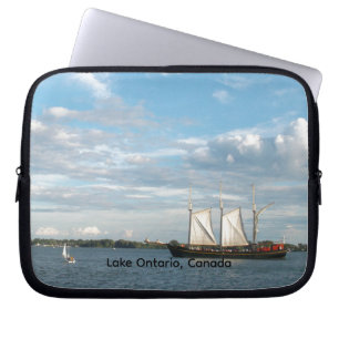Housse Pour Ordinateur Portable Housse d'ordinateur portable Voile sur le lac Onta