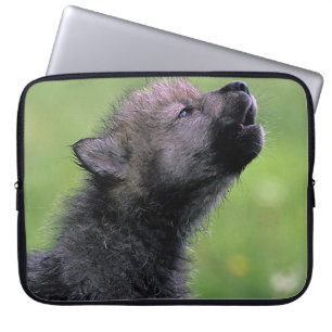 Housse Pour Ordinateur Portable Howling Wolf Cub