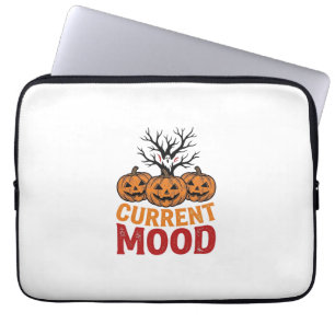 Housse Pour Ordinateur Portable Humeur actuelle Halloween Citrouille Conception de