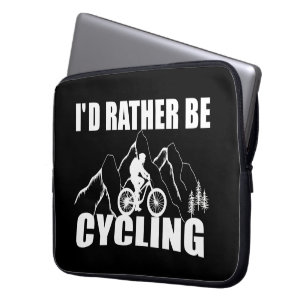 Housse Pour Ordinateur Portable Humour VTT - Cyclisme Drôle
