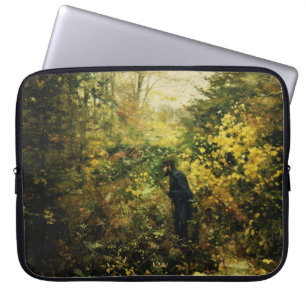 Housse Pour Ordinateur Portable Hunter in the Forest (par H.A. Brendekilde)
