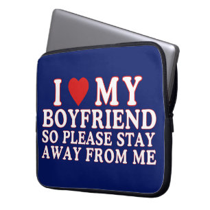 Housse Pour Ordinateur Portable I Love My Boyfriend